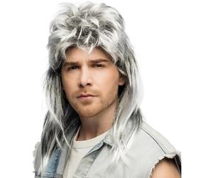 Boland - 80s Rocker Wig (Grey) - Adult