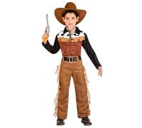 Boland 82377 Children's Austin Cowboy Costume, Unisex Kids, Multicoloured, 5-6 Years