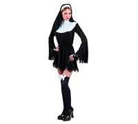 Boland 83817, adult costume, sexy nun, black