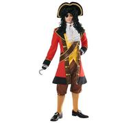 Boland 83908 Adult Captain Lakehoff Costume, Multicoloured, M-L