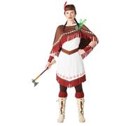 Boland 83916 Adult Native Dakota Woman Costume, Multicoloured, M-L