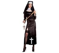 Boland 83927 Adult Cheeky Nun Costume, Multicoloured, M-L