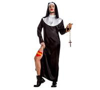 Boland 83929 Adult He-Nun Costume, Solid, Black, White, M-L