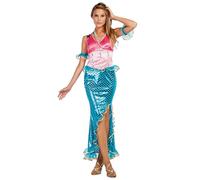 Boland 83938 Adult Mermaid Treasure Costume, Solid, Multicoloured, S