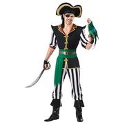 Boland 83996 Adult Pirate Henry Costume, Multicoloured, XL