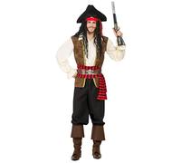 Boland 84061 Adult Pirate Jones Costume, Multicoloured, XL