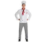 Boland 84087 Adult Chef Costume, Multicoloured, X/L