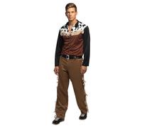 Boland 84125 Adult Cowboy Austin Costume, Multicoloured, XL