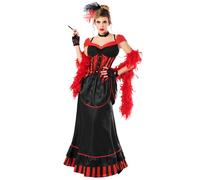 Boland 84138 Adult Costume Saloon Girl Jolene, Multicoloured, S