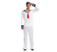 Boland 84143 Adult Sailor Donald Costume, Multicoloured, M-L