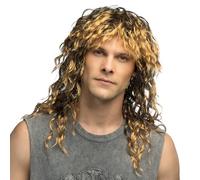 Boland 85078 Wig with Curls for Adults, Synthetic Hair for Theme Party or Carnival, Accessory for Fancy Dress Costumes