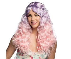 Boland 85094 Wig for Adults, Hairstyle with Colour Gradient Made of Synthetic Hair for Festival, Carnival, Accessories Fancy Dress Costumes