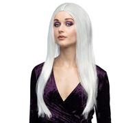 Boland Bewitched Witch Long Wig, White