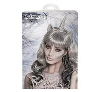 Boland 86199 Wig Ghost Unicorn Grey