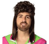 Boland 86385 Chav Larry Mullet Wig, Brown