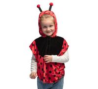 Boland 88485 Party Children's Poncho Ladybird Years, Multicoloured, 3-4 Jahre