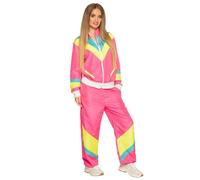 Boland 88531 - Costume Tracksuit 80s with Pockets, Jacket and Trousers, Camping Suit, Jogging Suit, Stag Party, Retro Style, Athletes, Group Costume, Theme Party, Carnival