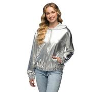 Boland 88872 Jacket Rave Metallic Silver (M), M