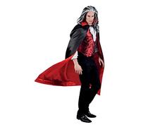 Boland 96935;Vampire Cape Black/Red,153cm