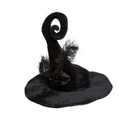 Boland 96962 Witch Duvessa Hat - Black Witch Hat for Halloween Costume Accessory, Witches’ Night, Cosplay, and Theme Parties - One Size