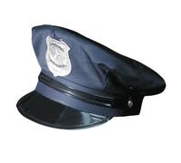 Boland 97050 Police Hat for Adults - Adjustable, Perfect for Fancy Dress, Halloween or for stag parties, Police Costume Events, and Special Occasions