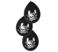Boland 97075 Day of the Dead Balloons, Pack of 6, Diameter 25 cm, Halloween Party, Theme Party