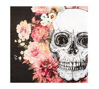 Boland 97088 Day of The Dead Party Napkins - Pack of 20-33 x 33 cm - Mouth Cloth - Table Decoration - 100% Paper,for Birthdays and Halloween Parties