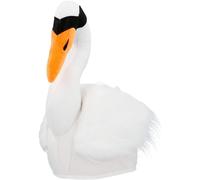 Boland 99907 - Swan Hat with Plush Plush Hat for Costumes for Men and Women Fan