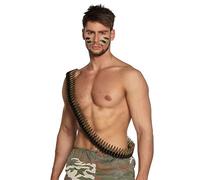 Boland Adult Bullet Belt, 160cm Long, Army Fancy Dress Accessory, Military, Novelty, Dress Up, Halloween, One Size (160cm)