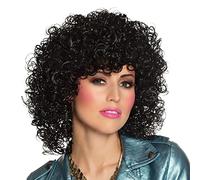 Boland Adult Club Wig - Curly Synthetic Black Hair for Carnival, Theme Parties, and Costumes - Perfect for Fancy Dress and Cosplay