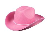 Boland Adult Cowboy Hat, Western Fancy Dress Accessory, Unisex, For Men and Women, Sheriff, Rodeo, Party, Festival, Halloween, Cowboy Dress Up, One Size (Pink)