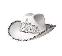 Boland Adult Glimmer Cowgirl Hat, Western Fancy Dress Accessory, Ladies Cowboy Hat, Cowgirl Hat for Women, Rodeo, Party, Festival, Halloween, Cowboy Dress Up