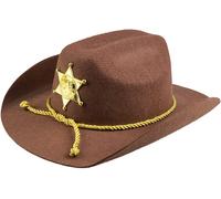 Boland Adult Sheriff Cowboy Hat, Western Fancy Dress Accessory, Unisex, for Men