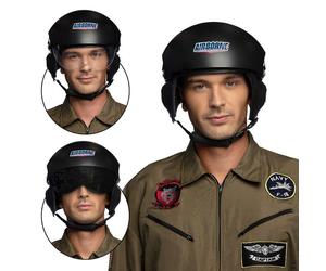 Boland Airborne Fighter Pilot Helmet Adult Fancy Dress