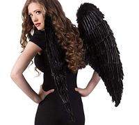 Boland - Angel wings, approx. 87 x 72 cm, angel, decoration, Christmas, Valentine's Day, carnival, Halloween, fancy dress, theme party, costume, theatre, accessory, fancy dress