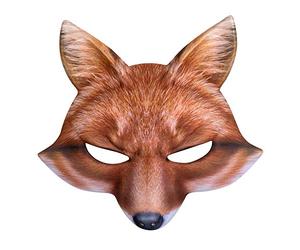 Boland Animal Half Mask - Realistic Printed Costume Accessory with Elastic Strap - Ideal for Carnival, Halloween & Themed Fancy Dress Parties