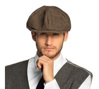 Boland - Birmingham English Peaked Cap Herringbone Fabric Costume Carnival Theme Party