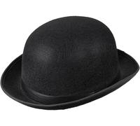 Boland Black Bowler Hat Adult Victorian Style Derby Chaplin Magician Steampunk
