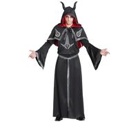 Boland - Black Demon Costume for Adults, Fancy Dress Costume Devil, Costume Set for Halloween, Carnival and Theme Party