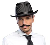 Boland 01801 Moustache Gangster, Black, One Size