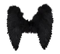 Boland Black Wing for Adults - Durable, Lightweight, Perfect for Costumes, Cosplay, Halloween & Themed Events, Adjustable Fit