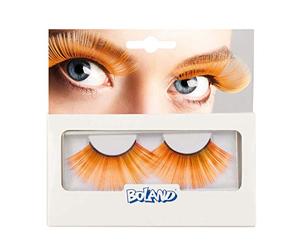 Boland BOL01611 Long Eyelashes Self Adhesive, Orange