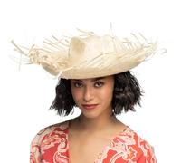 BOLAND BV Caribbean Cowboy Straw Hat, Frayed, Light