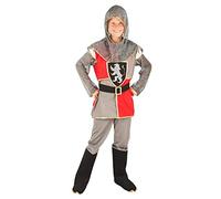 Boland - Children's Costume Sir Templeton, Knight, Medieval, Coat of Arms on the Chest, Headcover, Boot Warmers, Carnival, Fancy Dress, Theme Party