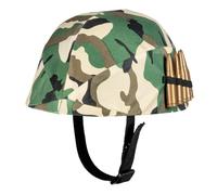 Boland Children's Military Helmet, Camouflage, Army Helmet, Adjustable Strap, Soldier, Army Fancy Dress Accessory, Headwear, Hat, For Kids, Boys, Girls, One Size (One Size)