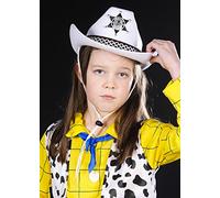 Boland Childrens Size White Sheriff Cowboy Hat