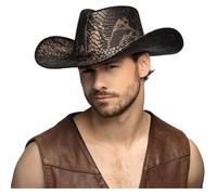 Boland - Cowboy hat, headgear, costume accessory, accessory for festival, carnival or theme party