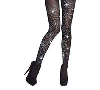 Boland Cobweb Tights (40 Denier), Black/White