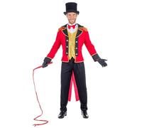 Boland - Costume Circus Director Costume Set for Carnival and Theme Party, Dompter Coat with Accessories