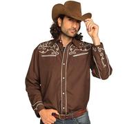 Boland Cowboy Western Shirt Men's Fancy Dress